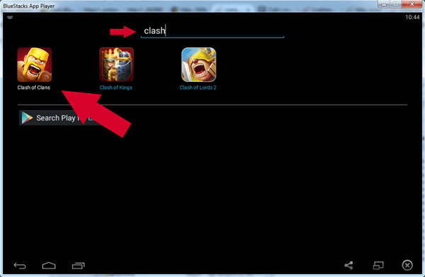Поиск Клеш оф кланс